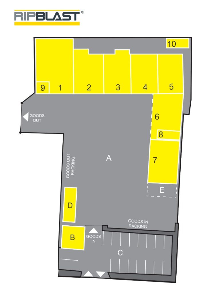 RipBlast site plan